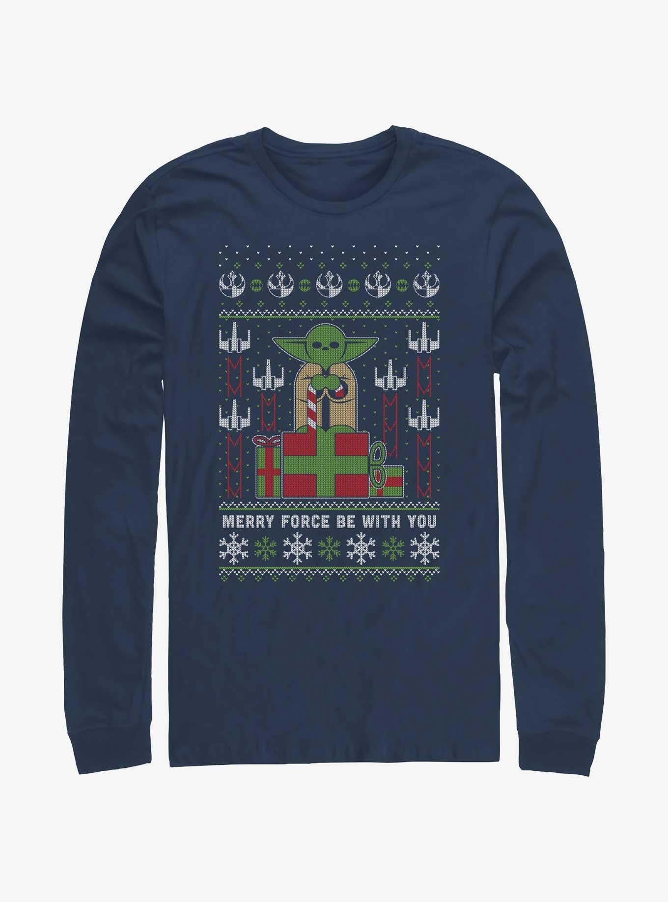 Star Wars Yoda Ugly Christmas Long-Sleeve T-Shirt T-Shirt | Premium Graphic | High Demand Item