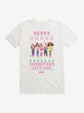 Barbie Merry Christmas Let's Rock Ugly Christmas Pattern T-Shirt T-Shirt | Streetwear Vibe | Top Pick For Fans