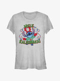 Disney Lilo Stitch Mele Kalikimaka Merry Christmas in Hawaiian Girls T-Shirt T-Shirt | Aesthetic Graphic | Must-Have Style