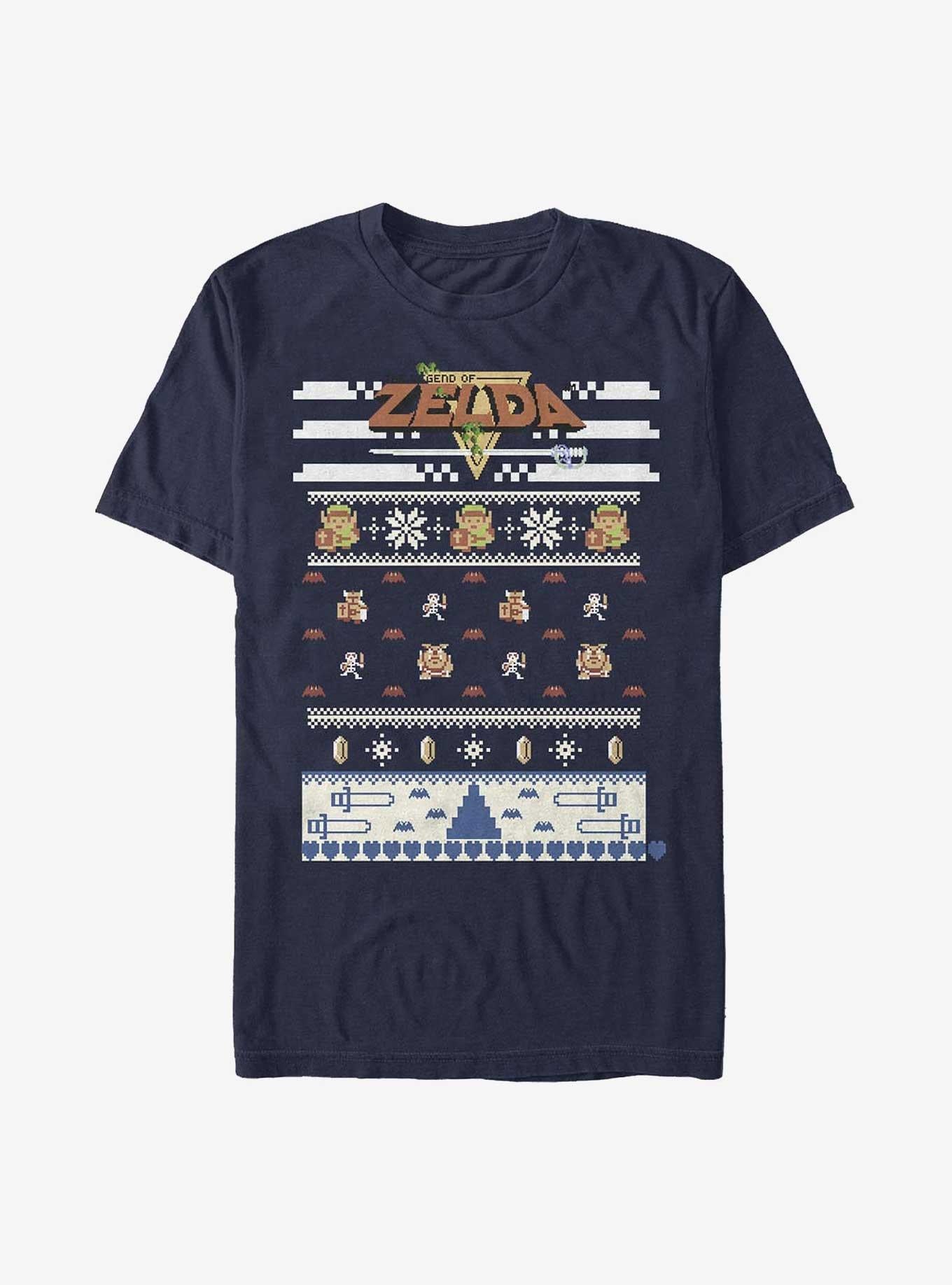 Nintendo Zelda Ugly Christmas T-Shirt T-Shirt | Fan Favorite Style | Top Pick For Fans
