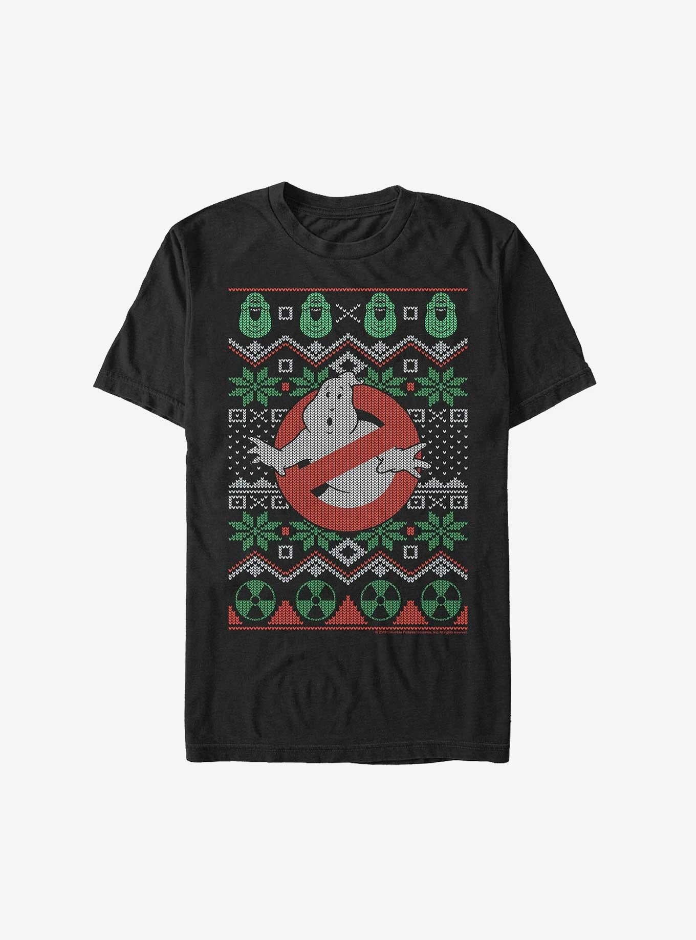 Ghostbusters Logo Ugly Christmas Extra Soft T-Shirt T-Shirt | Premium Graphic | Top Pick For Fans