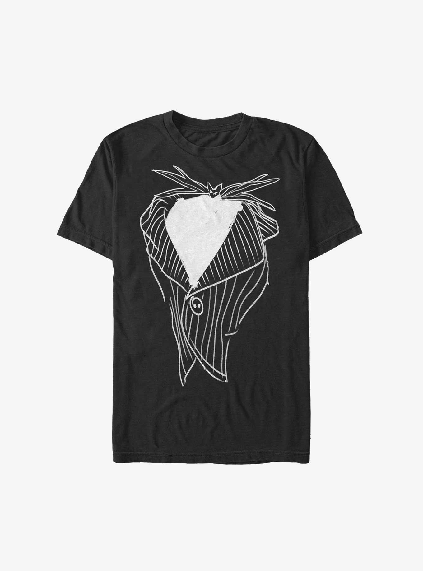 Disney The Nightmare Before Christmas Jack Skellington Costume Extra Soft T-shirt | Trendy Graphic Tee | Casual Unisex T-shirt