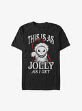 The Nightmare Before Christmas This Is As Jolly As I Get Santa Jack Extra Soft T-shirt | Trendy Graphic Tee | Casual Unisex T-shirt