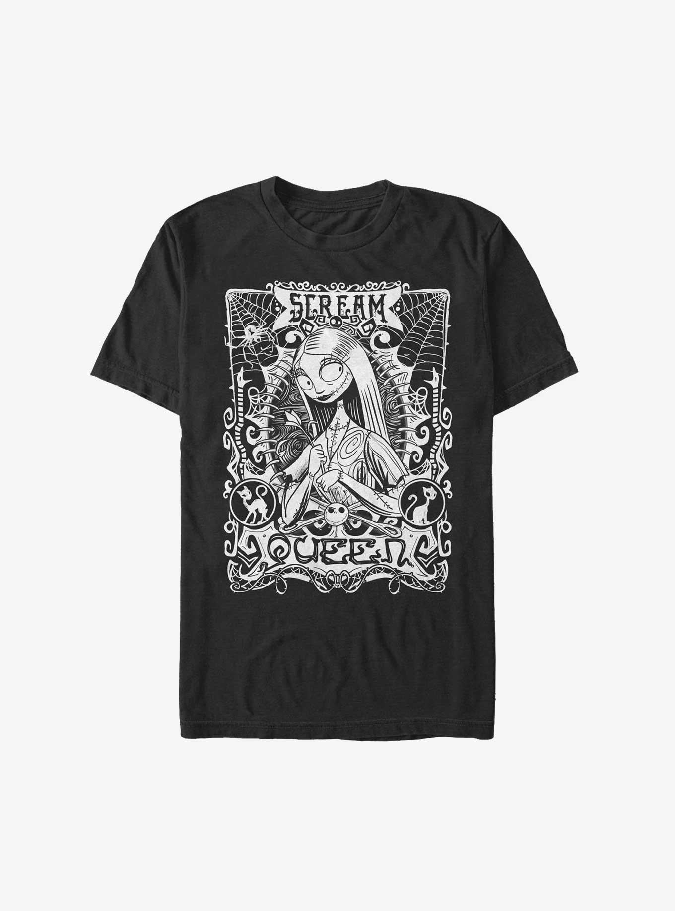 Disney The Nightmare Before Christmas Sally Scream Queen Extra Soft T-Shirt T-Shirt | Trending Design | Perfect For Daily Wear