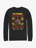 Marvel Doctor Strange Sorcerer Supreme Ugly Christmas Long-Sleeve T-Shirt T-Shirt | Streetwear Vibe | Perfect For Daily Wear