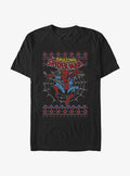 Marvel Spider-Man Web Jump Ugly Christmas T-Shirt T-Shirt | Top Trending Artwork | Trending Now