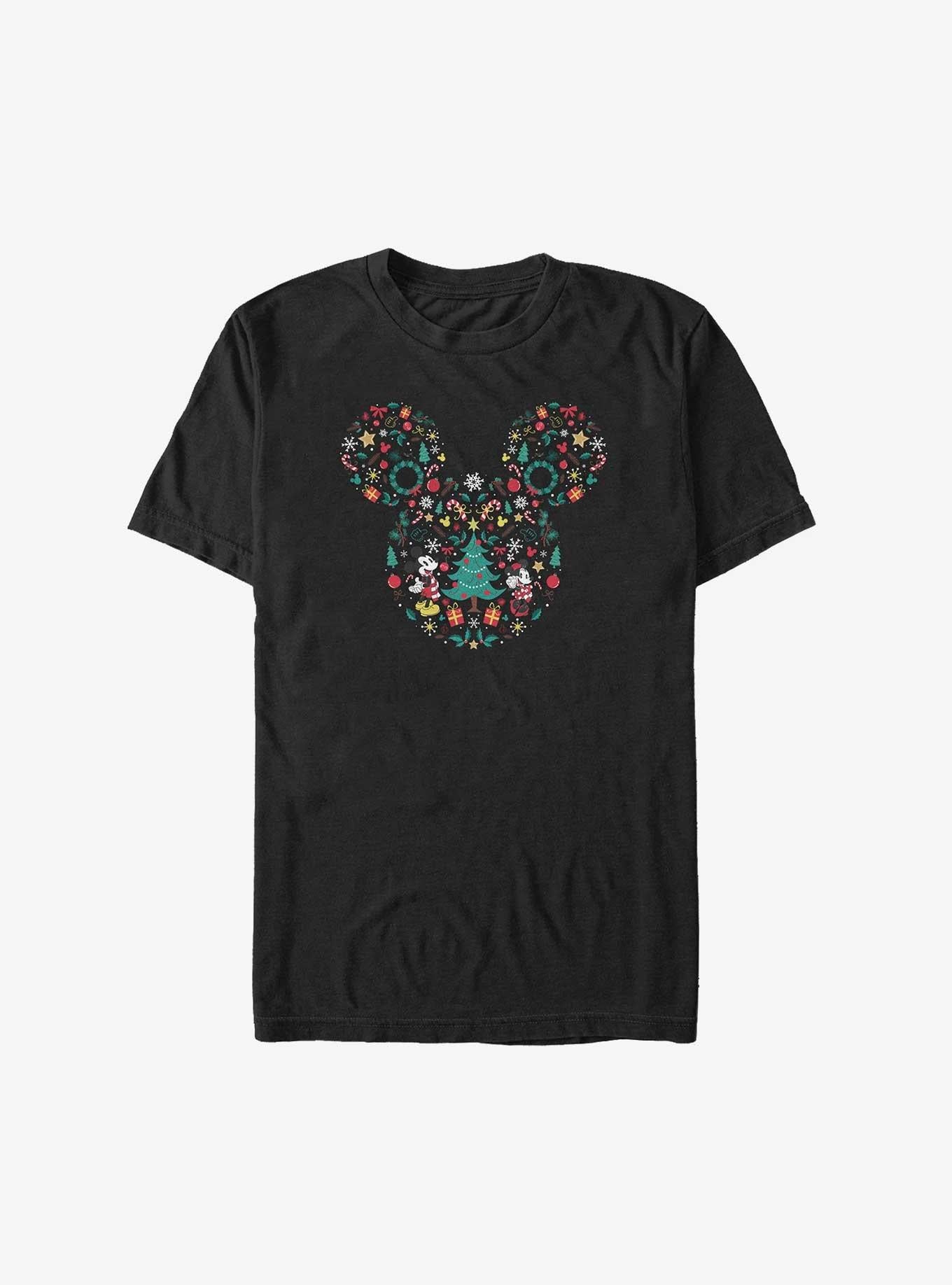 Disney Mickey Mouse Christmas Icon Ear Big & Tall T-Shirt