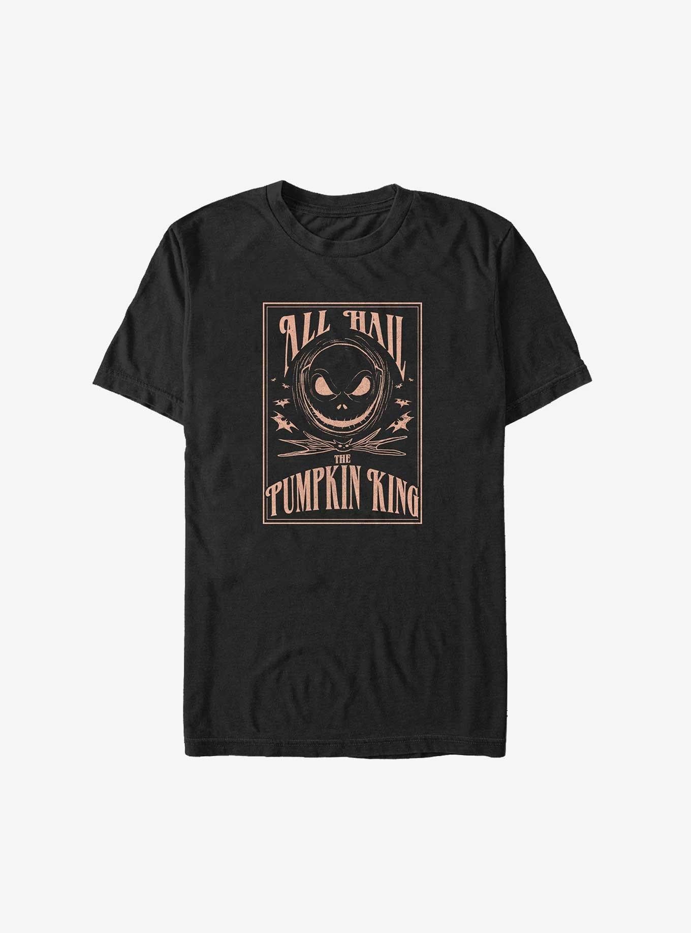 Disney The Nightmare Before Christmas Hail The Pumpkin King Big Tall T-Shirt T-Shirt | High-Quality Print | High Demand Item