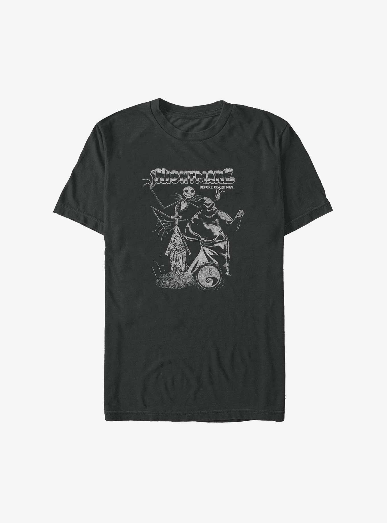 Disney The Nightmare Before Christmas Spook Bros Jack and Oogie Big Tall T-Shirt T-Shirt | Trending Design | High Demand Item