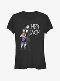 The Nightmare Before Christmas Her Jack Girls T-Shirt T-Shirt | Aesthetic Graphic | Top Pick For Fans