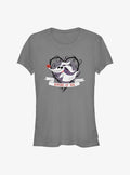Disney The Nightmare Before Christmas Beware Of Dog Zero Girls T-shirt | Trendy Graphic Tee | Casual Unisex T-shirt