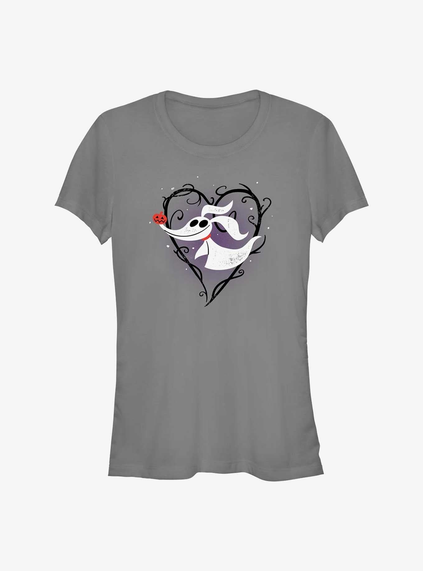 The Nightmare Before Christmas Zero Heart Girls T-shirt | Trendy Graphic Tee | Casual Unisex T-shirt