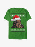 Star Wars Holiday Chewie Ugly Christmas T-Shirt T-Shirt | Fan Favorite Style | Trending Now