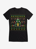 Elf Movie Ugly Christmas Pattern Girls T-Shirt T-Shirt | Premium Graphic | Perfect For Daily Wear