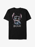 Disney Lilo Stitch Distressed Stitch T-Shirt T-Shirt | Exclusive Art Design | Perfect For Daily Wear