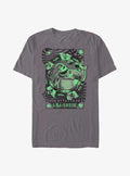 Disney The Nightmare Before Christmas Oogie Boogie Wheel Of Fortune Poster T-shirt | Trendy Graphic Tee | Casual Unisex T-shirt