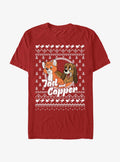 Disney The Fox and the Hound Tod and Copper Ugly Christmas T-Shirt T-Shirt | Viral Style | Perfect For Daily Wear