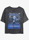 Disney The Nightmare Before Christmas Electric Jack Mineral Wash Girls Crop T-Shirt T-Shirt | Streetwear Vibe | High Demand Item