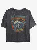 Disney The Nightmare Before Christmas Jack Skellington Badge Mineral Wash Girls Crop T-Shirt T-Shirt | Best-Selling Artwork | Trending Now