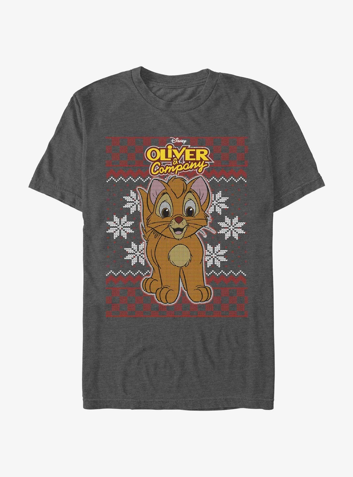 Disney Oliver & Company Oliver Ugly Christmas T-Shirt