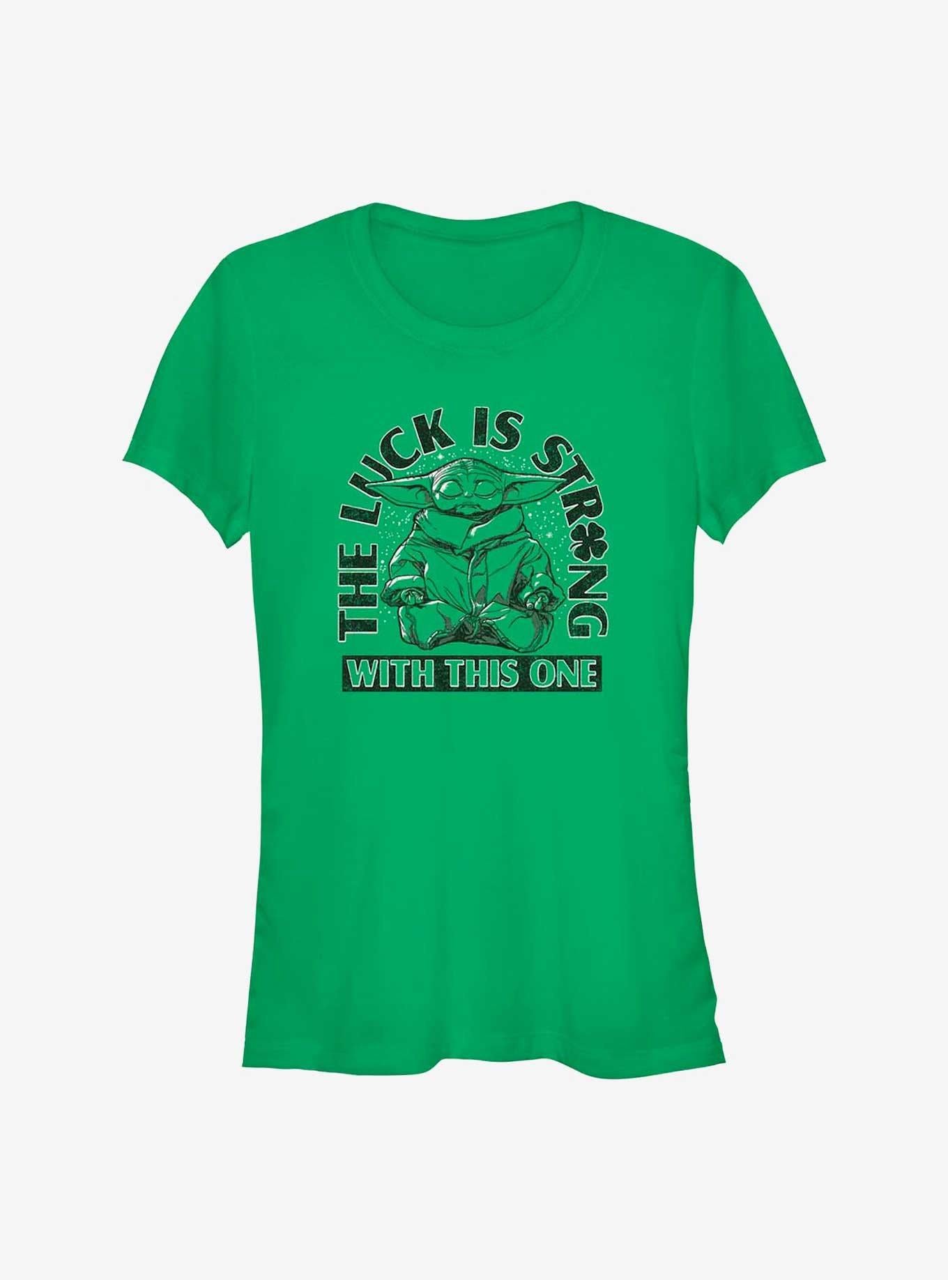 Star Wars The Mandalorian Luck Is Strong Girls T-Shirt | Premium Unisex T-Shirt, Trending Graphic Tee