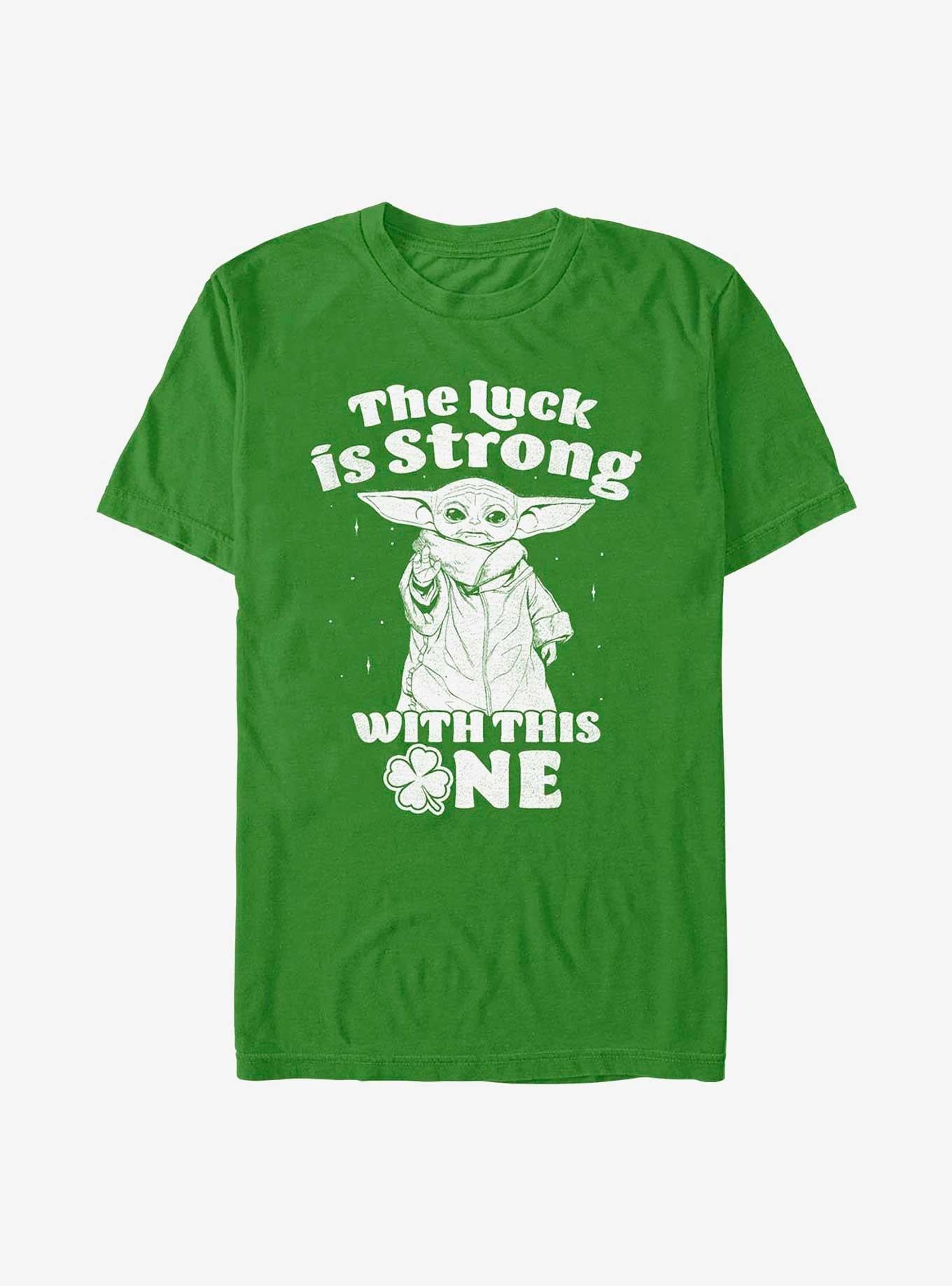 Star Wars The Mandalorian Strong With Luck T-Shirt | Premium Unisex T-Shirt, Trending Graphic Tee