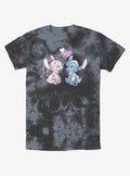 Disney Lilo Stitch Angel Loves Stitch Tie-Dye T-Shirt T-Shirt | Vintage Graphic Vibe | Great Gift Idea