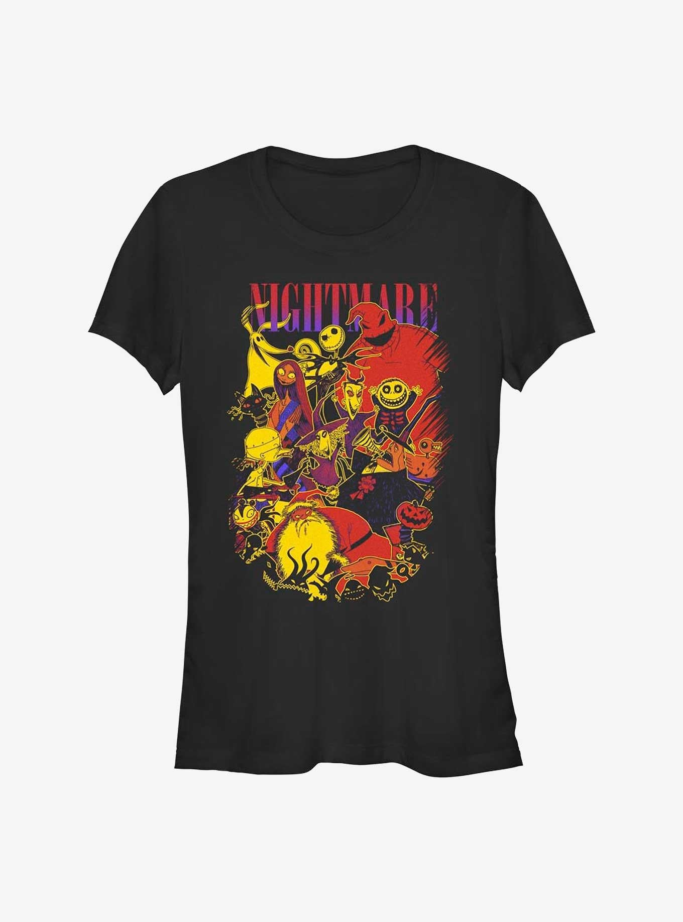 Disney The Nightmare Before Christmas Spook Squad Girls T-Shirt T-Shirt | Aesthetic Graphic | Perfect For Daily Wear