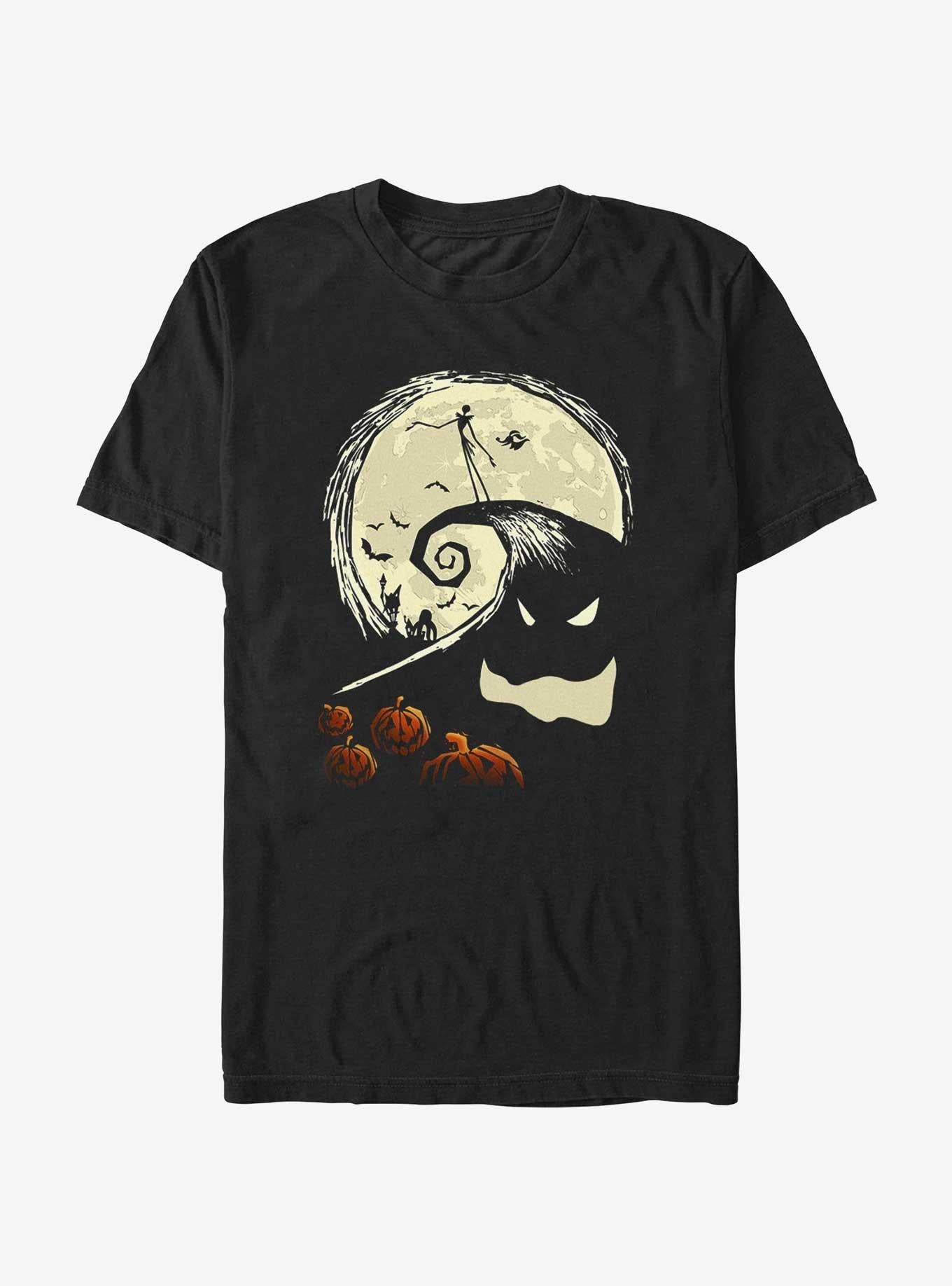 Disney The Nightmare Before Christmas Jack On Pumpkin Hill T-Shirt