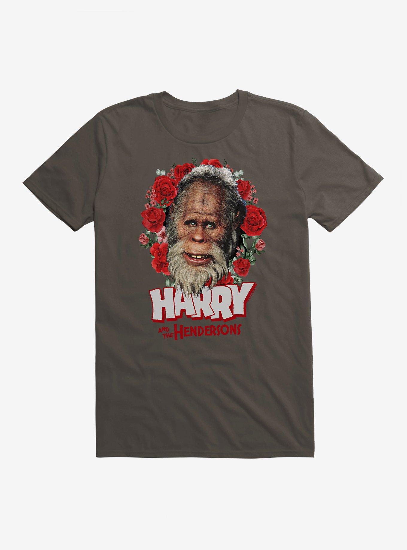 Harry And The Hendersons Floral Harry T-Shirt T-Shirt | Aesthetic Graphic | Must-Have Style