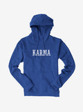 Karma Collegiate Text Hoodie