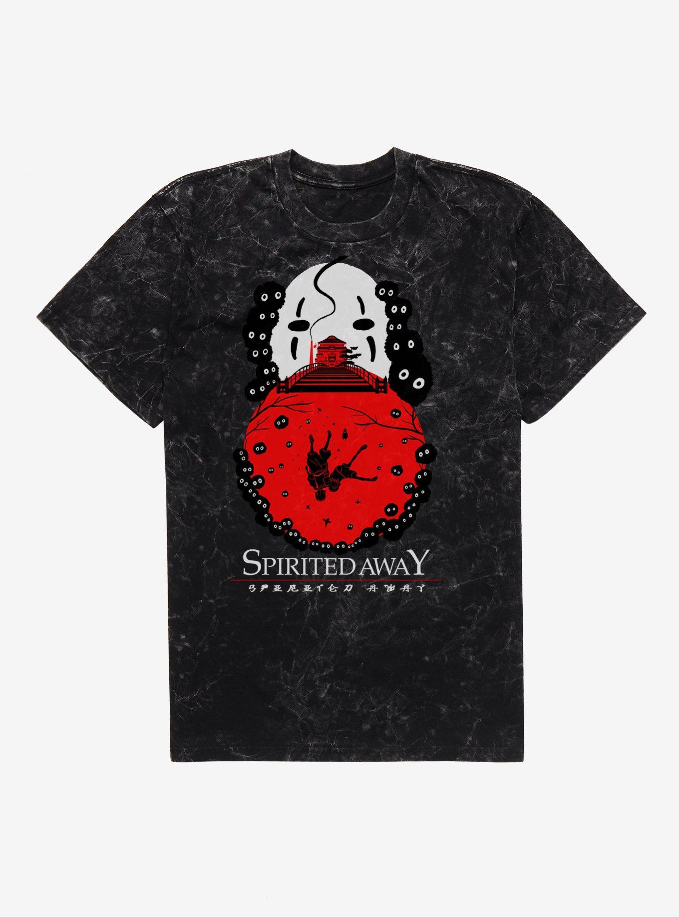 Studio Ghibli Spirited Away Falling Deeper Mineral Wash T-Shirt | Premium Unisex T-Shirt, Trending Graphic Tee