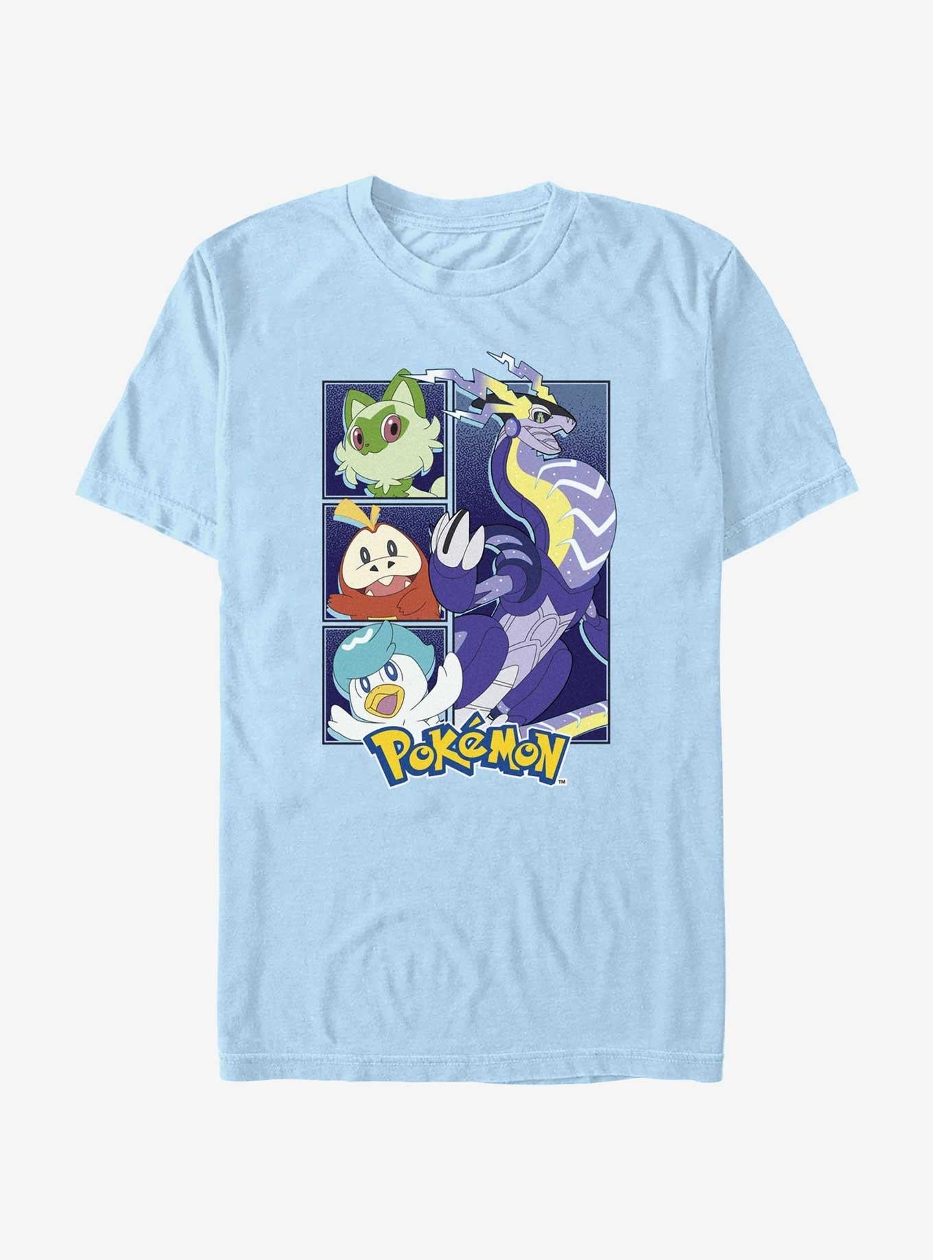 Pokemon Miraidon Group Poster T-Shirt Poster | Aesthetic Graphic | Must-Have Style