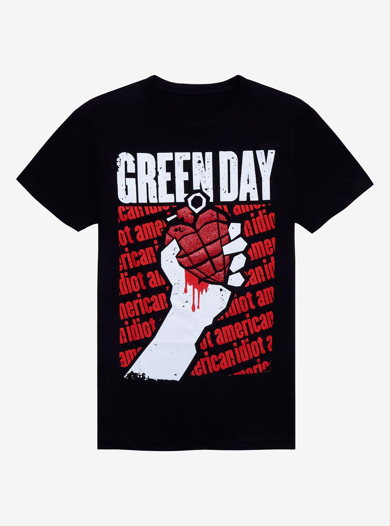 Green Day American Idiot Boyfriend Fit Girls T Shirt