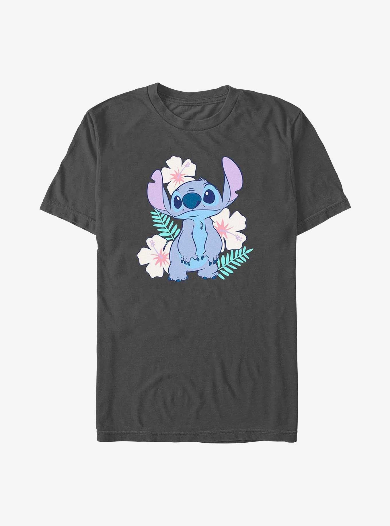Disney Lilo Stitch Flower Set T-Shirt T-Shirt | High-Quality Print | Great Gift Idea