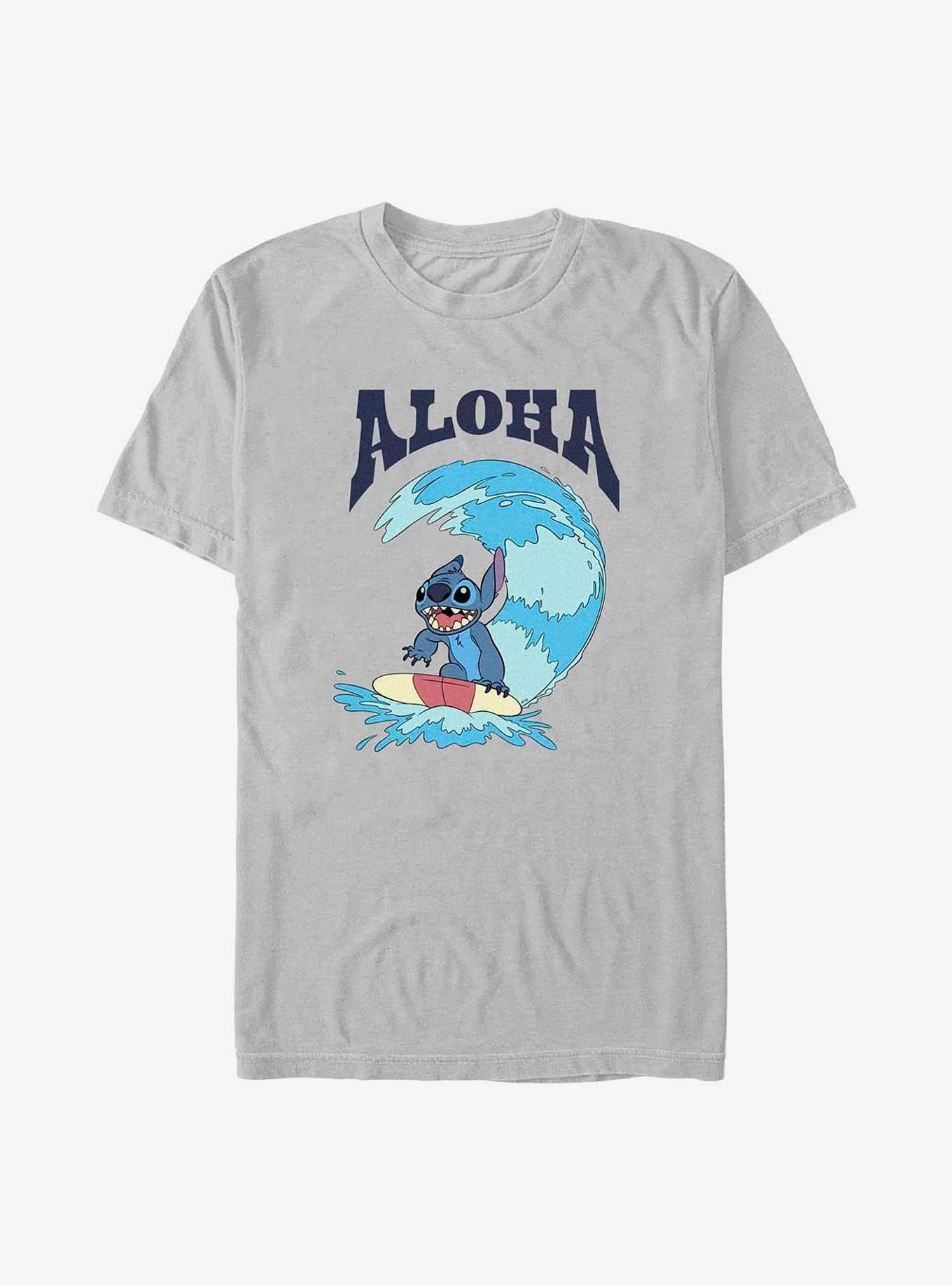 Disney Lilo Stitch Aloha Big Waves Stitch T-Shirt T-Shirt | Fan Favorite Style | Trending Now