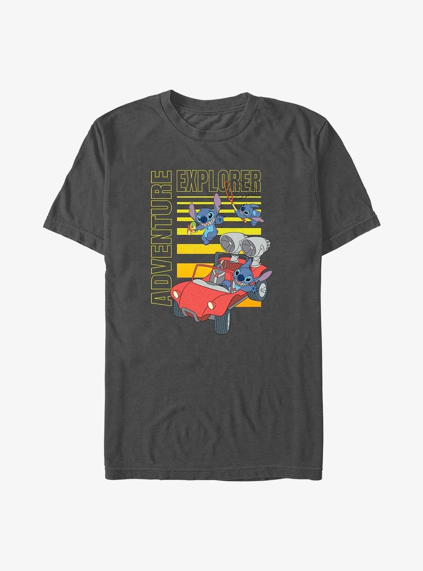 Disney Lilo Stitch Adventure Explorer T-Shirt T-Shirt | Exclusive Art Design | Perfect For Daily Wear