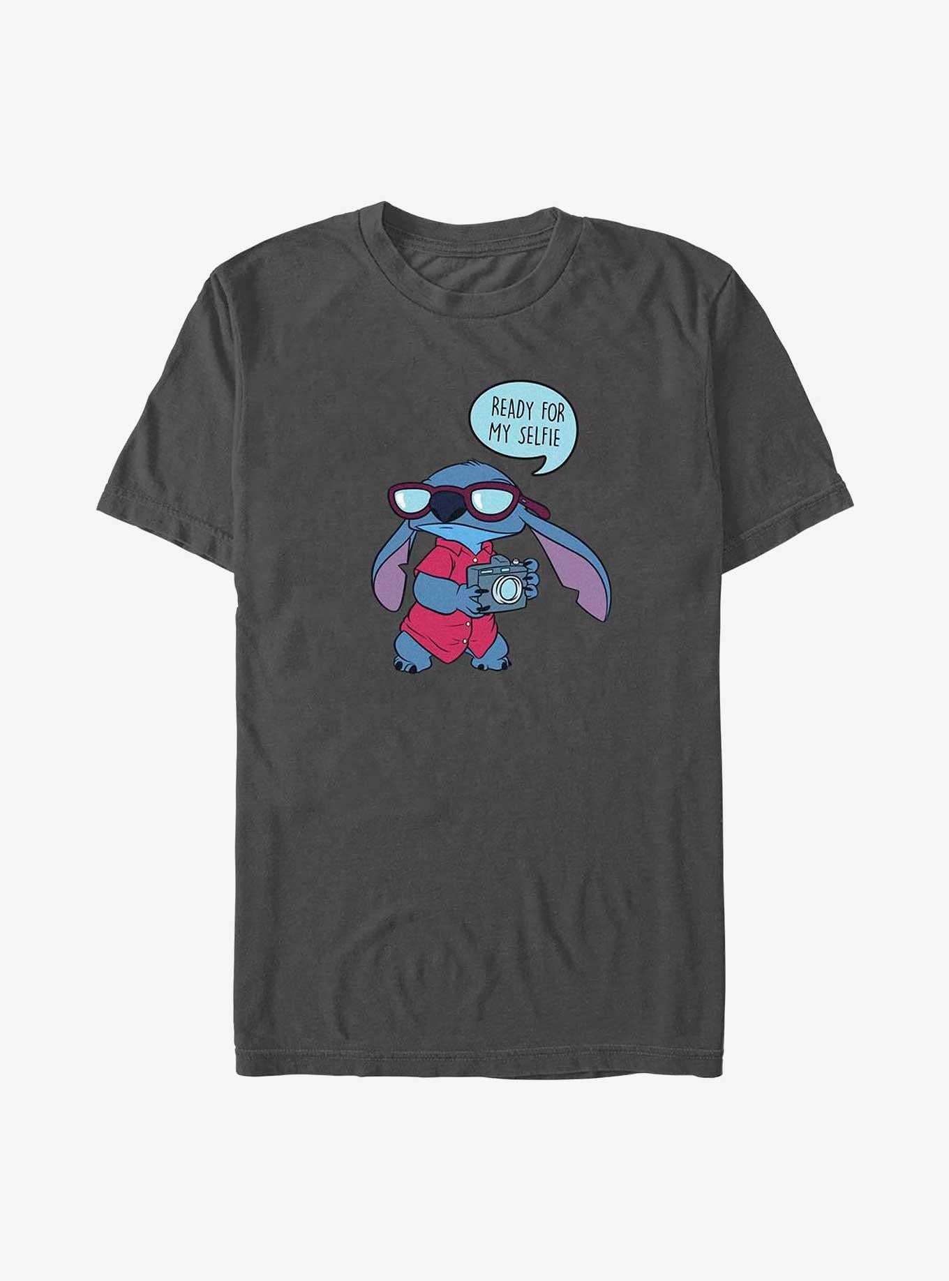 Disney Lilo Stitch Ready For My Selfie T-Shirt T-Shirt | Streetwear Vibe | Trending Now