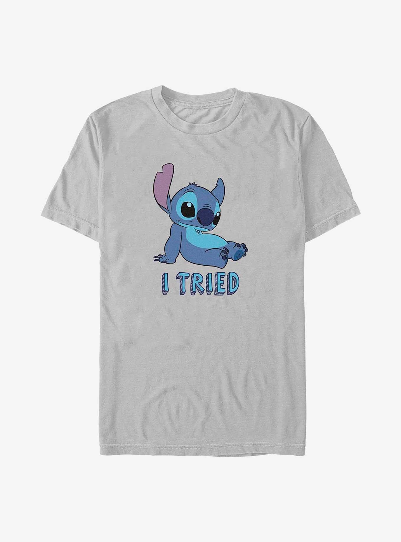 Disney Lilo Stitch I Tried T-Shirt T-Shirt | Trending Streetwear Style | Great Gift Idea