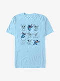 Disney Lilo Stitch Multi Poses T-Shirt T-Shirt | Exclusive Art Design | Must-Have Style