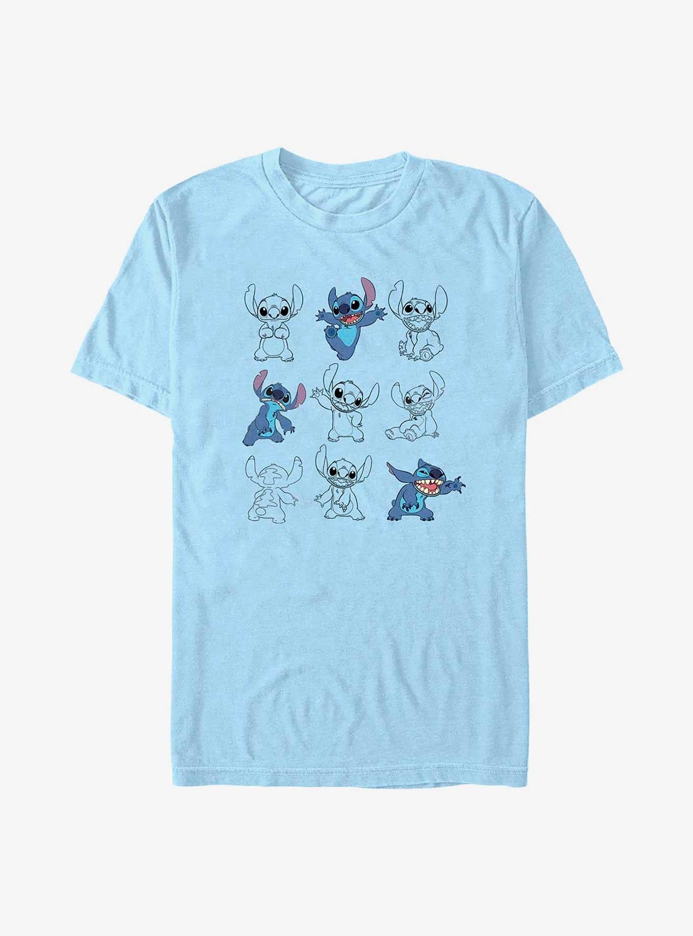Disney Lilo Stitch Multi Poses T-Shirt T-Shirt | Trending Design | High Demand Item