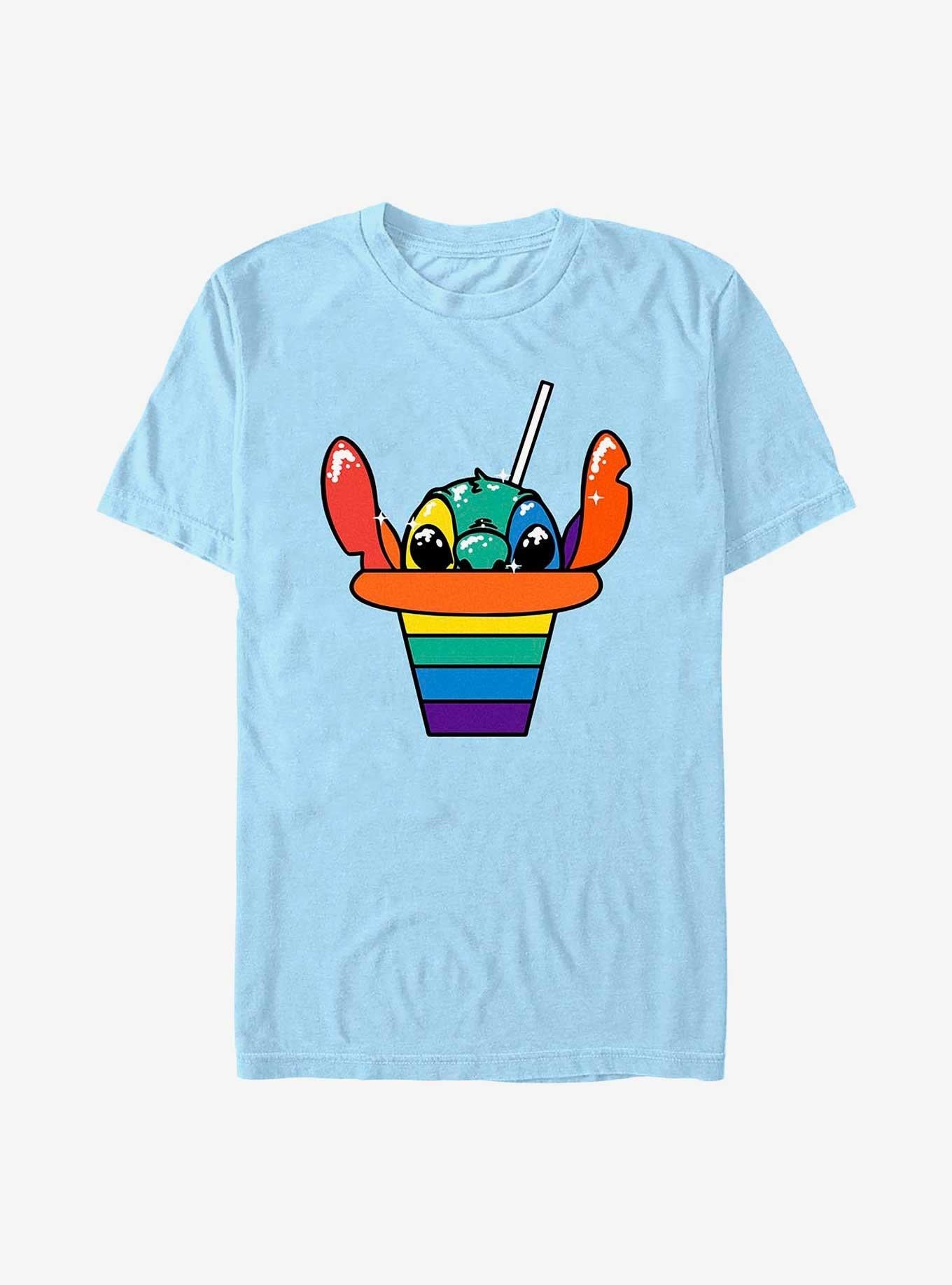 Disney Lilo Stitch Rainbow Shave Ice T-Shirt T-Shirt | Aesthetic Graphic | Perfect For Daily Wear