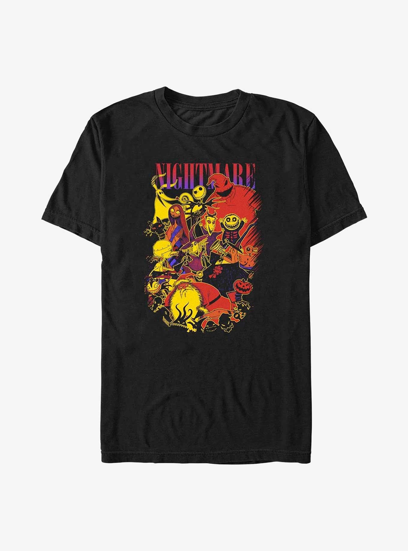 Disney The Nightmare Before Christmas Mega Team Big Tall T-Shirt T-Shirt | Trending Design | Perfect For Daily Wear