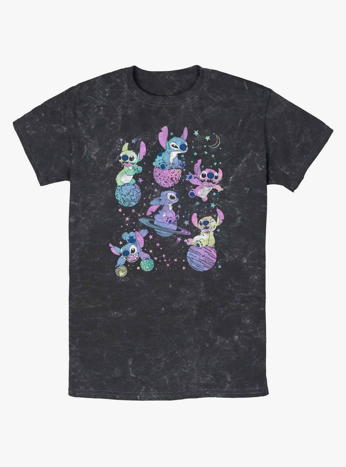Disney Lilo Stitch Planetary Stitch Mineral Wash T-Shirt T-Shirt | High-Quality Print | Must-Have Style
