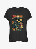 The Nightmare Before Christmas Comic Cover Girls T-shirt | Trendy Graphic Tee | Casual Unisex T-shirt