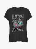 Disney Aladdin Jasmine If My Cat Doesn't Like You I Don't Either Girls T-Shirt T-Shirt | Aesthetic Graphic | Trending Now