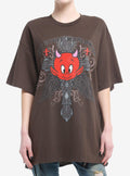 Hot Stuff Ornate Cross Girls Oversized T-Shirt T-Shirt | Streetwear Vibe | Must-Have Style
