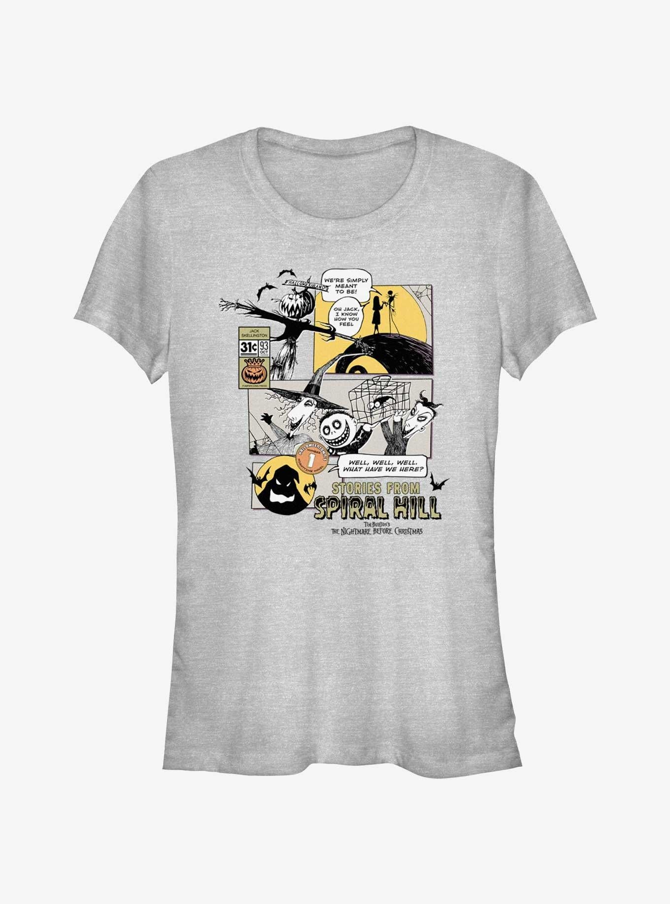 Disney The Nightmare Before Christmas Halloweenland Girls T-shirt | Trendy Graphic Tee | Casual Unisex T-shirt