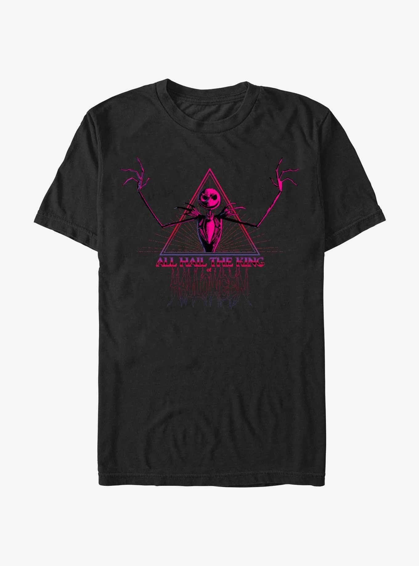 Disney The Nightmare Before Christmas King Of Halloween Jack Skellington T-shirt | Trendy Graphic Tee | Casual Unisex T-shirt