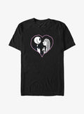 The Nightmare Before Christmas Jack & Sally Heart Stitch Big & Tall T-Shirt